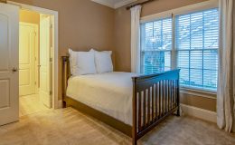 Brown Wooden Bed Inside Bedroom